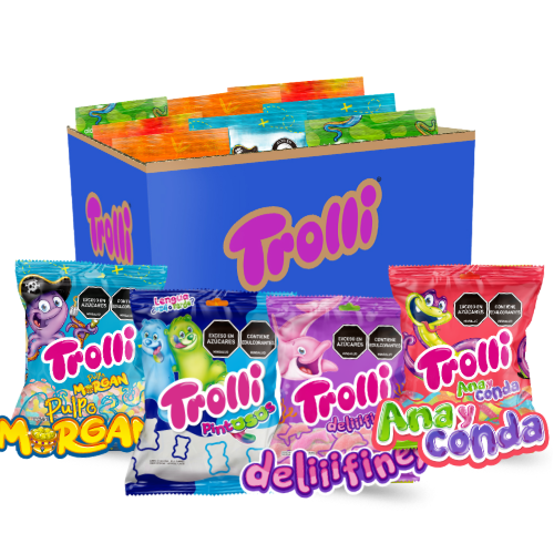 Gomitas Trolli Caja Azul